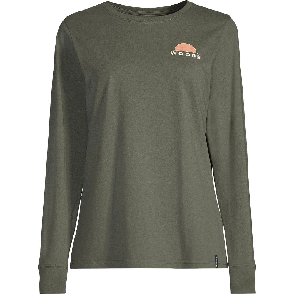 Woods Women's Cayley Scenery Long Sleeve T Shirt