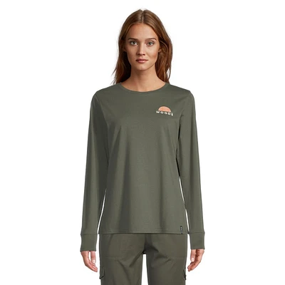 Woods Women's Cayley Scenery Long Sleeve T Shirt