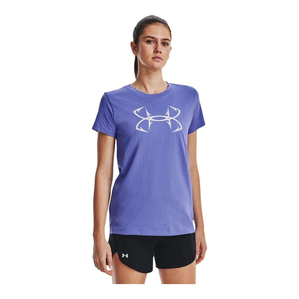 Under Armour Women's Fish Hook Logo T Shirt