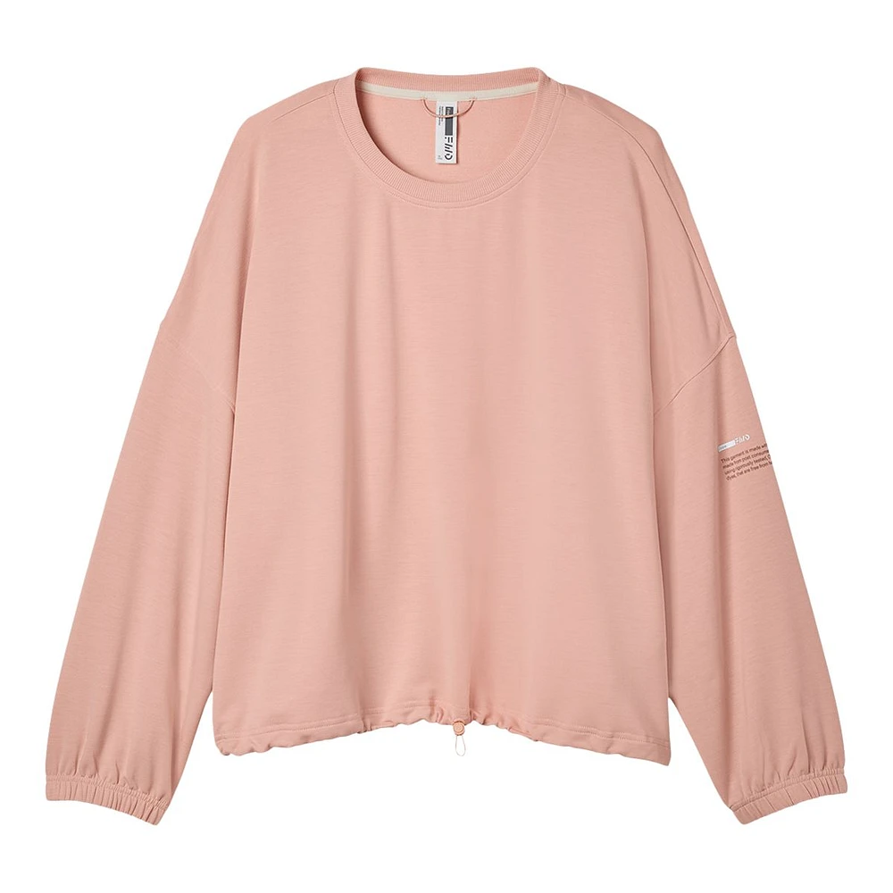 FWD Women's Free Terry Cropped Long Sleeve Shirt