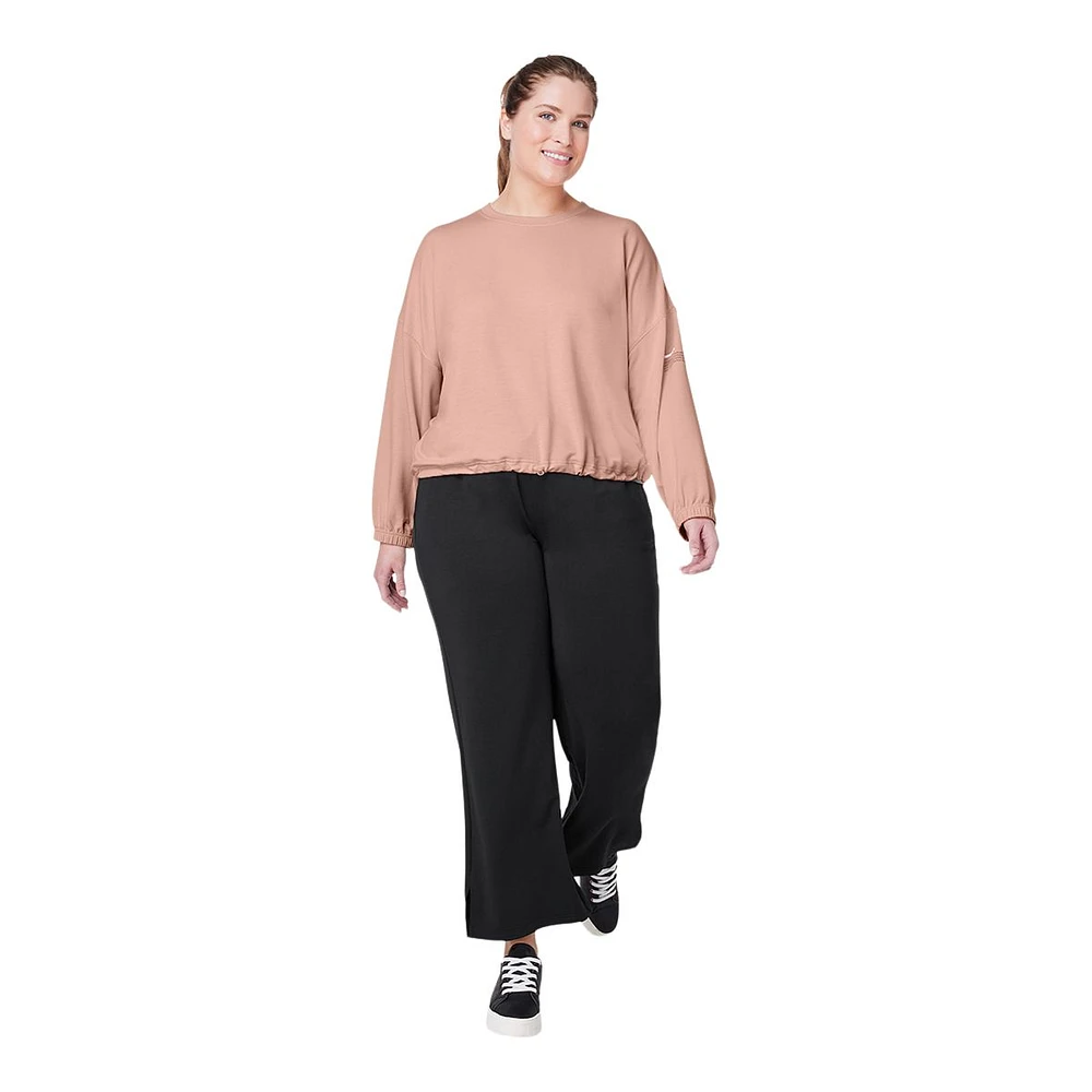 FWD Women's Free Terry Cropped Long Sleeve Shirt