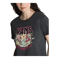 Vans Women's Rock Flowers Crew T Shirt