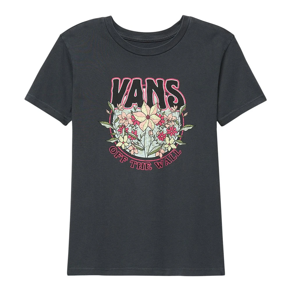 Vans Women's Rock Flowers Crew T Shirt