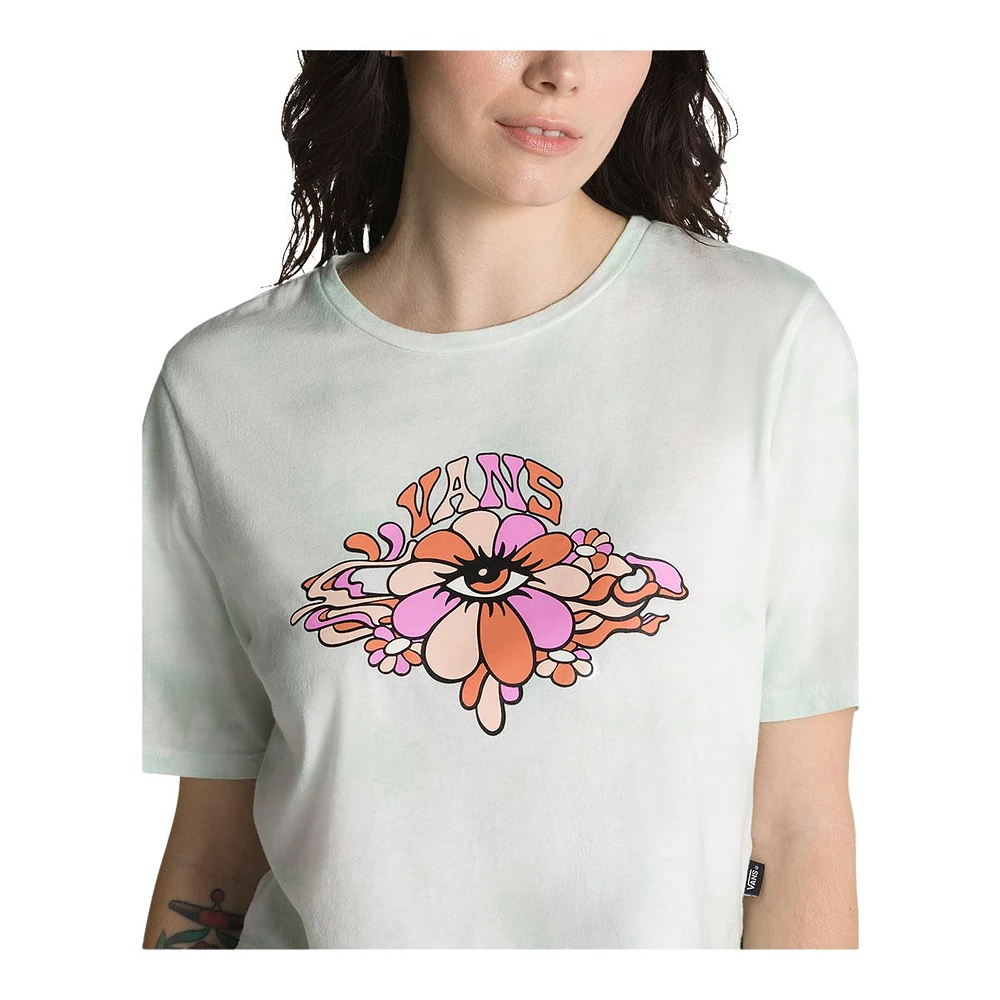 Vans Women's Psychadelic Crop T Shirt