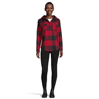 Ripzone Women's Apex 2.0 Hooded Flannel Top