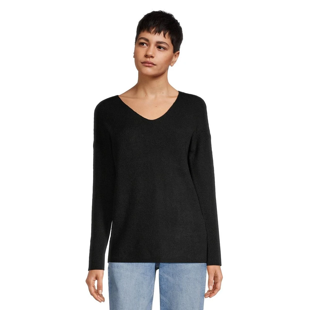 Ripzone Women's Queenie V Neck Sweater