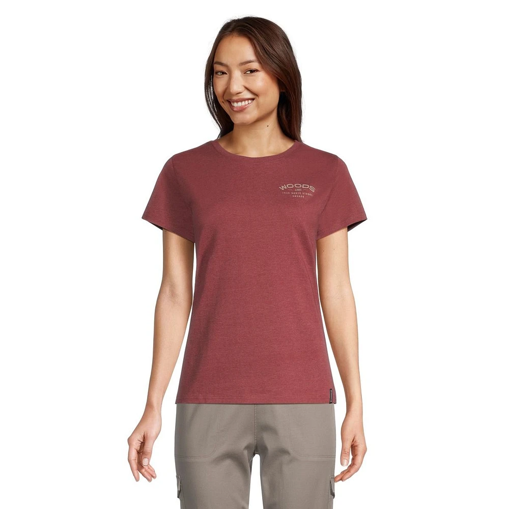 Woods Women's Cayley Text T Shirt