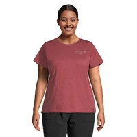 Woods Women's Plus Cayley Text T Shirt