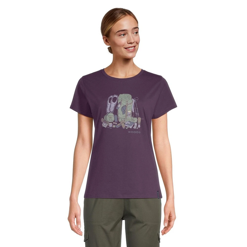 Woods Women's Cayley Pack Your T Shirt