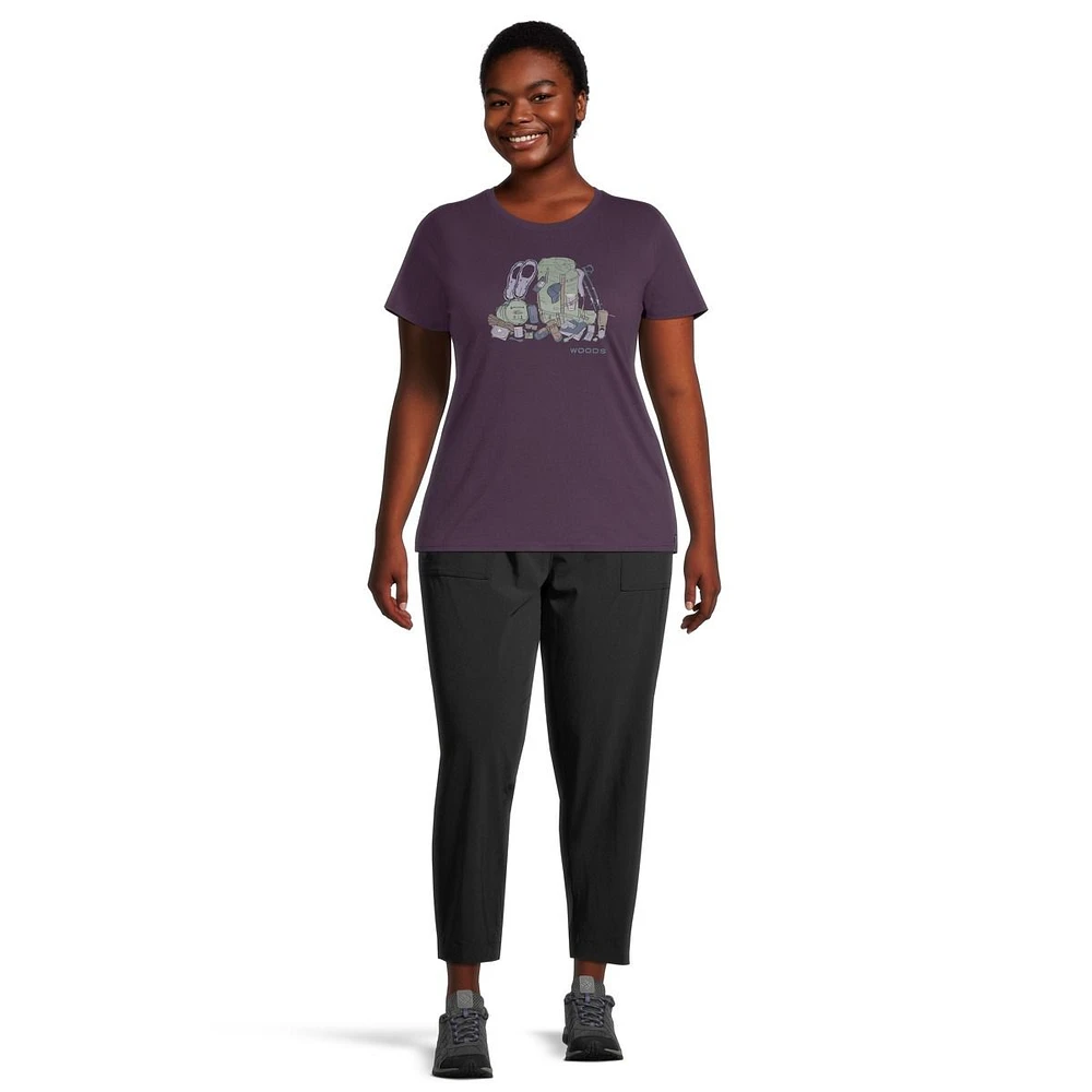 Woods Women's Plus Cayley Pack Your T Shirt