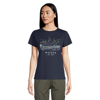 Woods Women's Cayley Northern Lights T Shirt