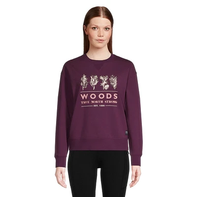 Woods Women's Lawson Stamped Needles Sweatshirt