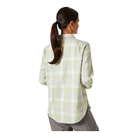 Helly Hansen Women's Lokka Organic Flannel Long Sleeve Shirt