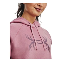 Under Armour Women's Rival Antler Fleece Hoodie