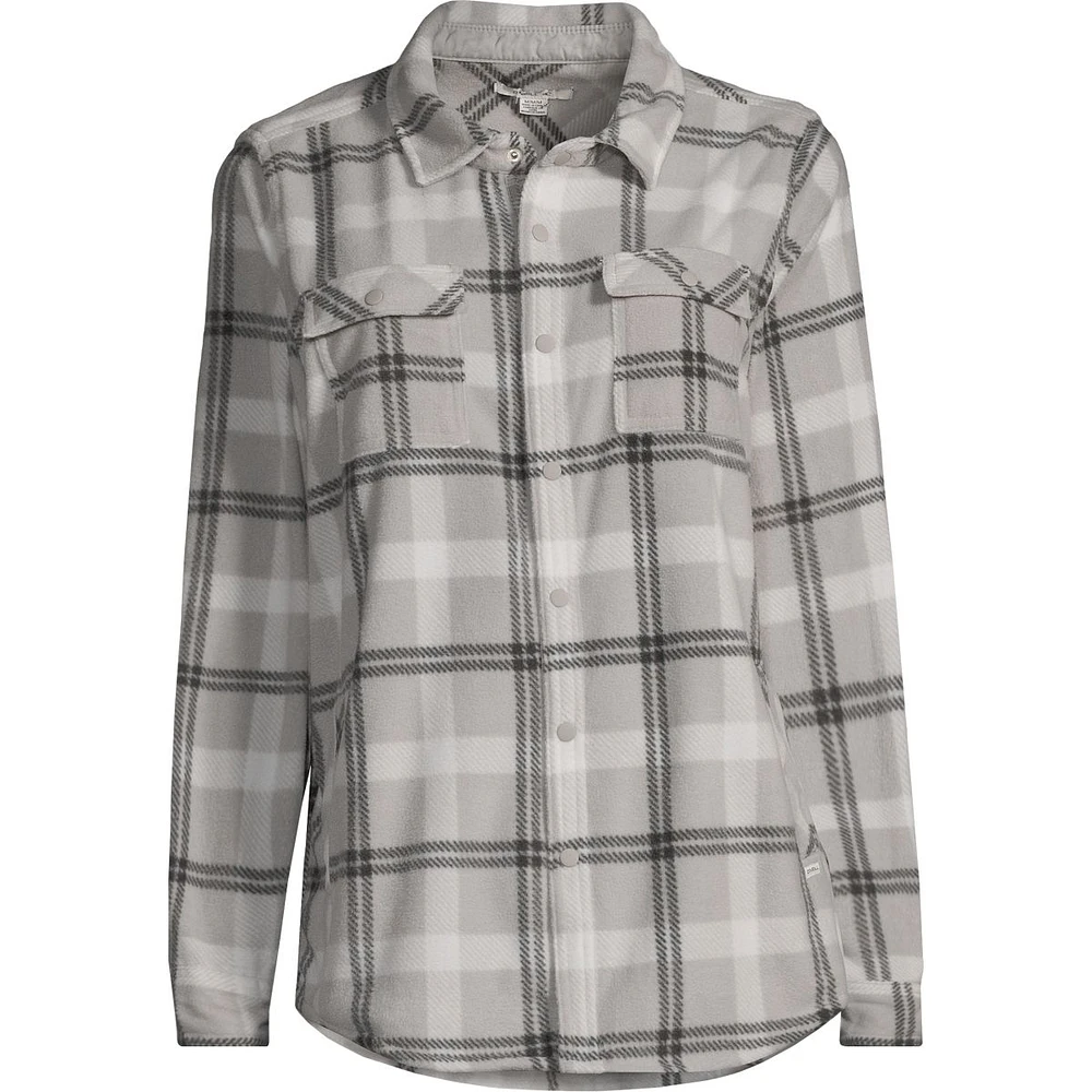 O'Neill Women's Fleece Plaid Flannel Top