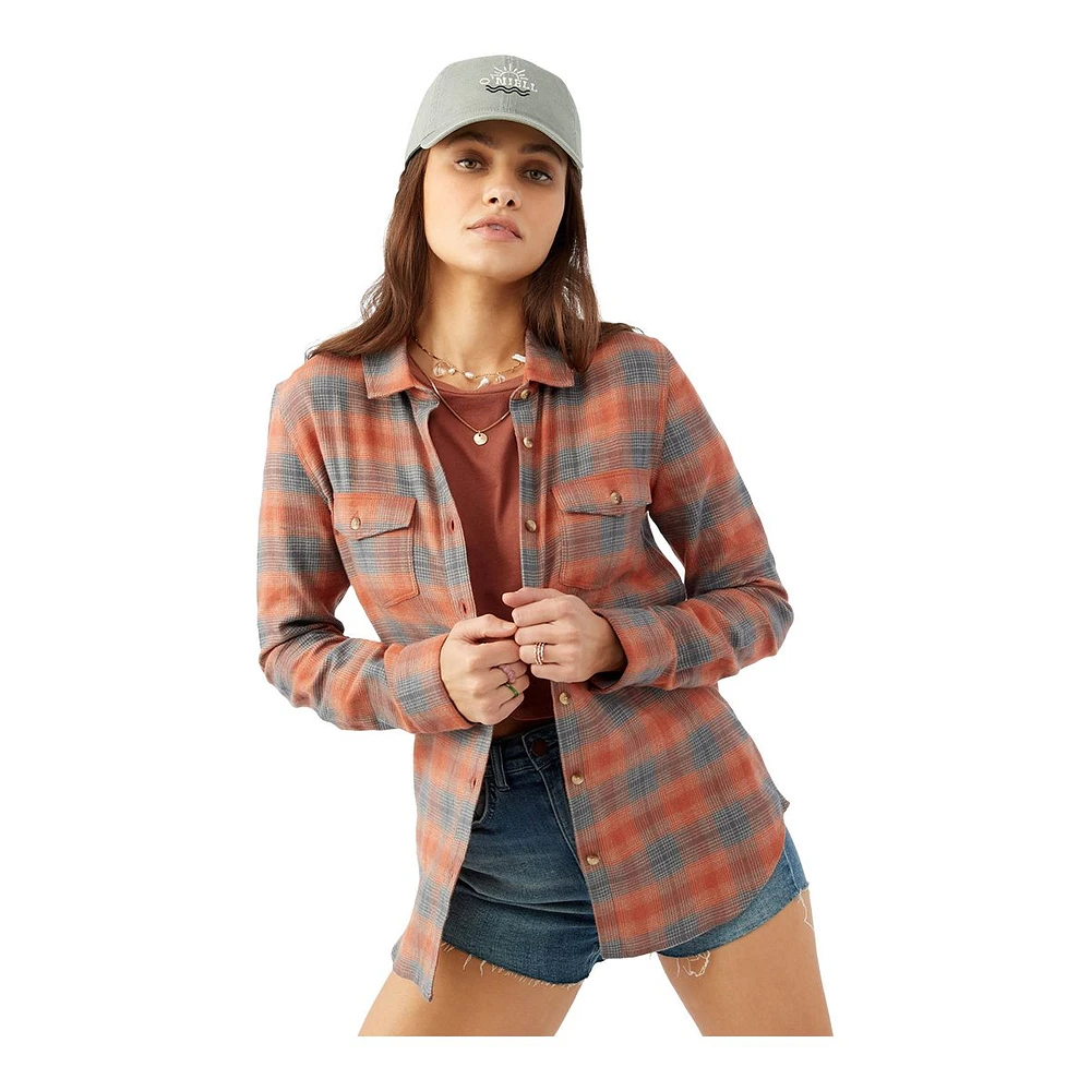 O'Neill Women's Nash Woven Flannel Top