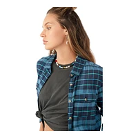 O'Neill Women's Nash Woven Flannel Top