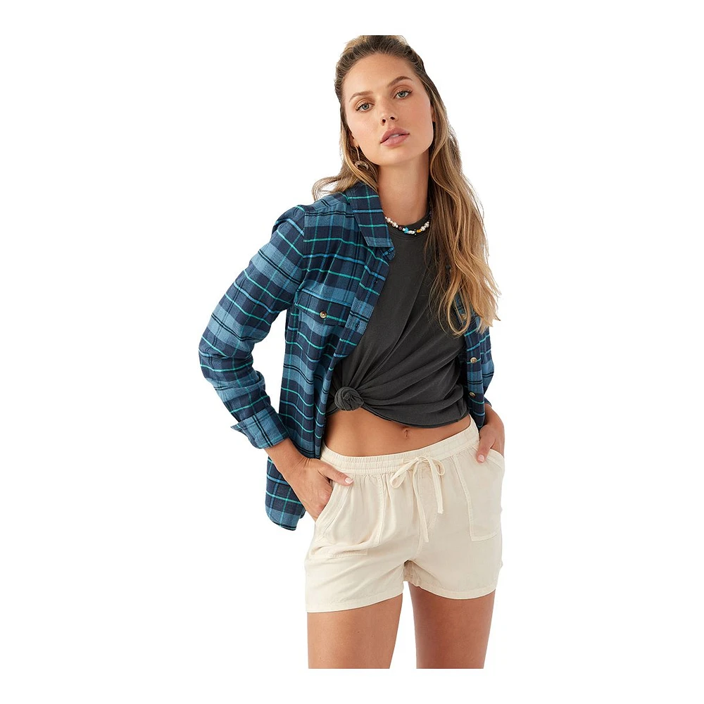 O'Neill Women's Nash Woven Flannel Top