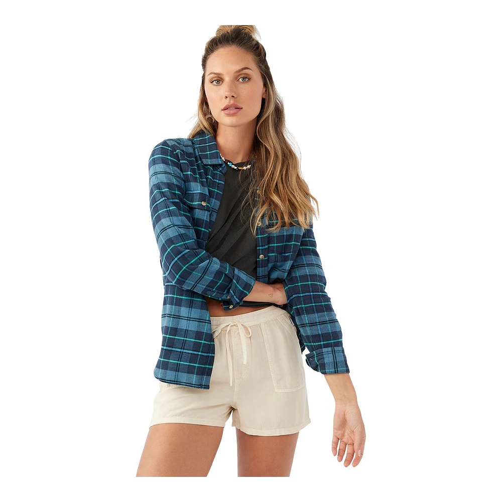 O'Neill Women's Nash Woven Flannel Top