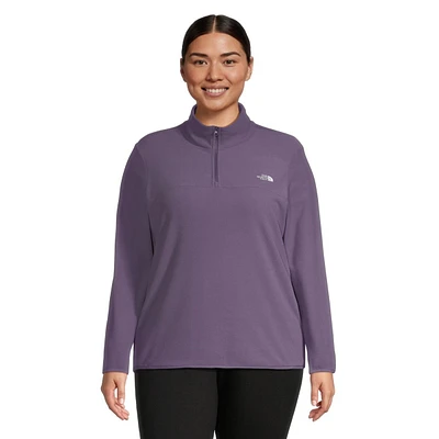 The North Face Women's Plus Tka Glacier 1/4 Zip Top