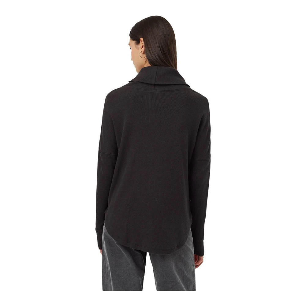 Tentree Women's Treewaffle Turtleneck Long Sleeve Shirt