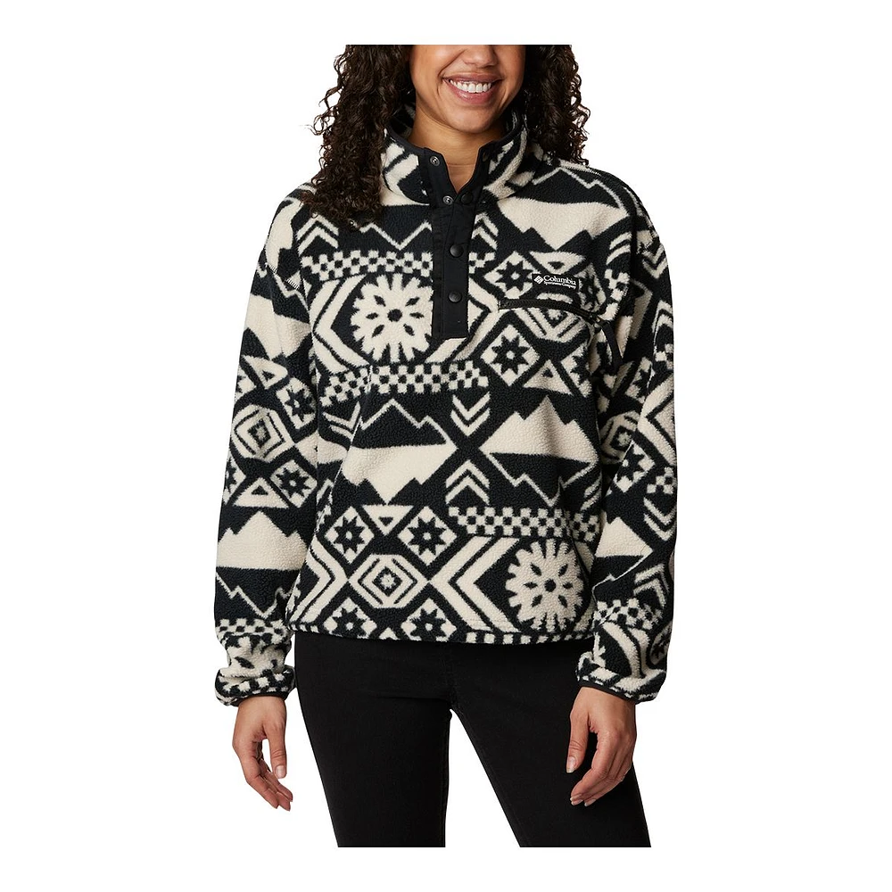 Columbia Women's Helvetia™ Cropped Half Snap Fleece Pullover