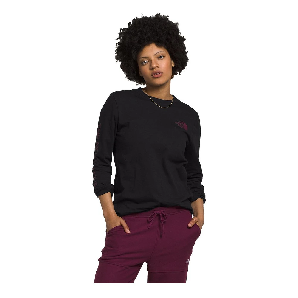 The North Face Women's Long Sleeve Hit Graphic Tee