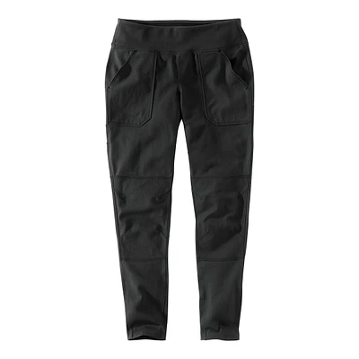 Carhartt Women's Force Stretch Utility Knit Work Pants - Black