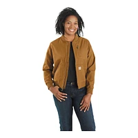 Carhartt Women's Canvas Bomber Jacket