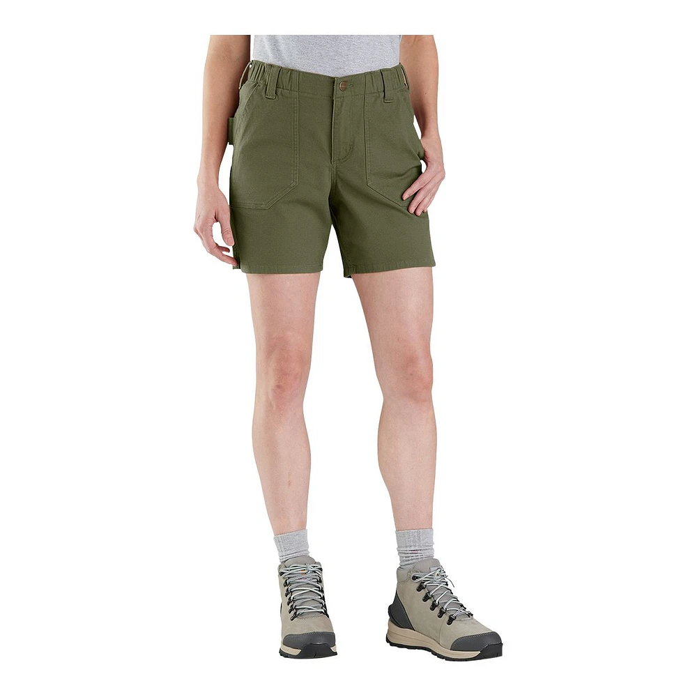 Carhartt Women's Rugged Relaxed Fit Canvas Workshort Pants