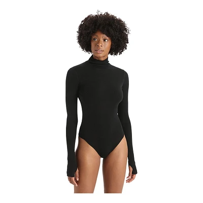 Icebreaker Women's Queens High Neck Long Sleeve Bodysuit