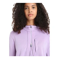 Icebreaker Women's Quantum III Zip Long Sleeve Hoodie