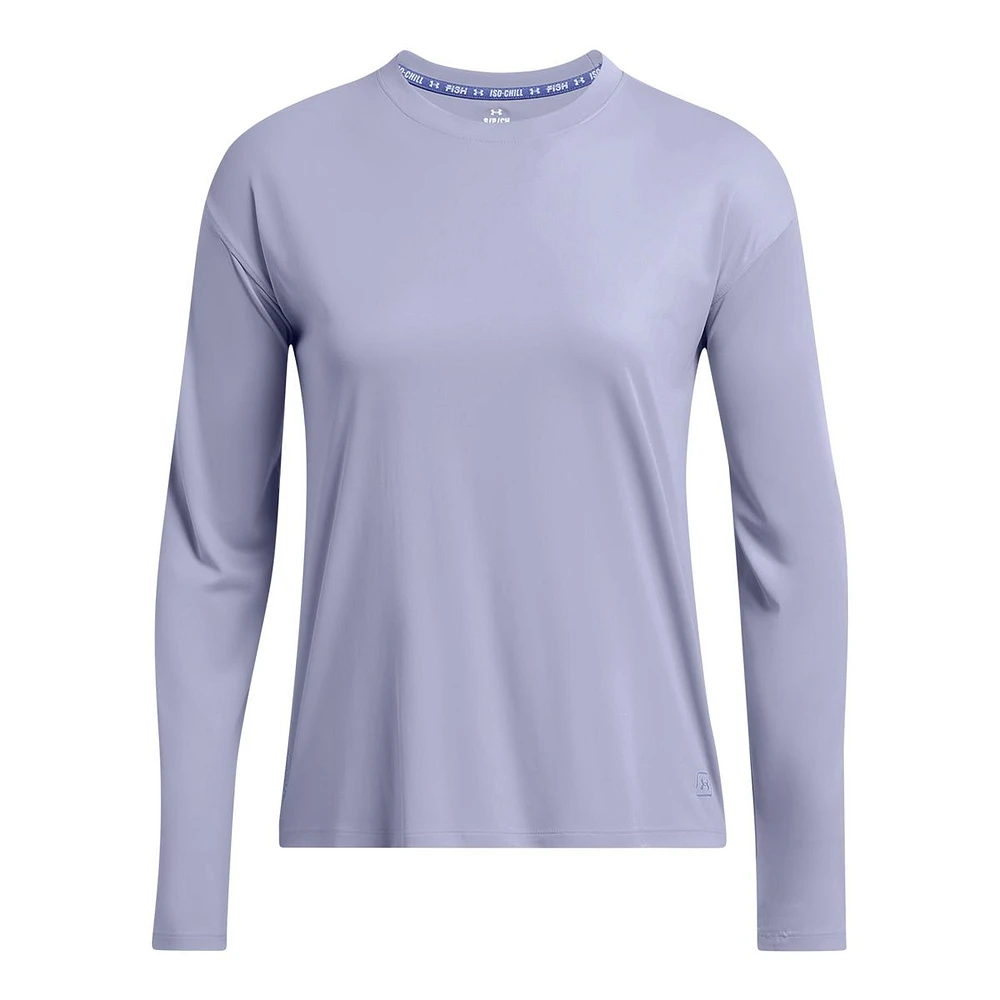 Under Armour Women's Iso-Chill Shorebreak UPF Long Sleeve Shirt