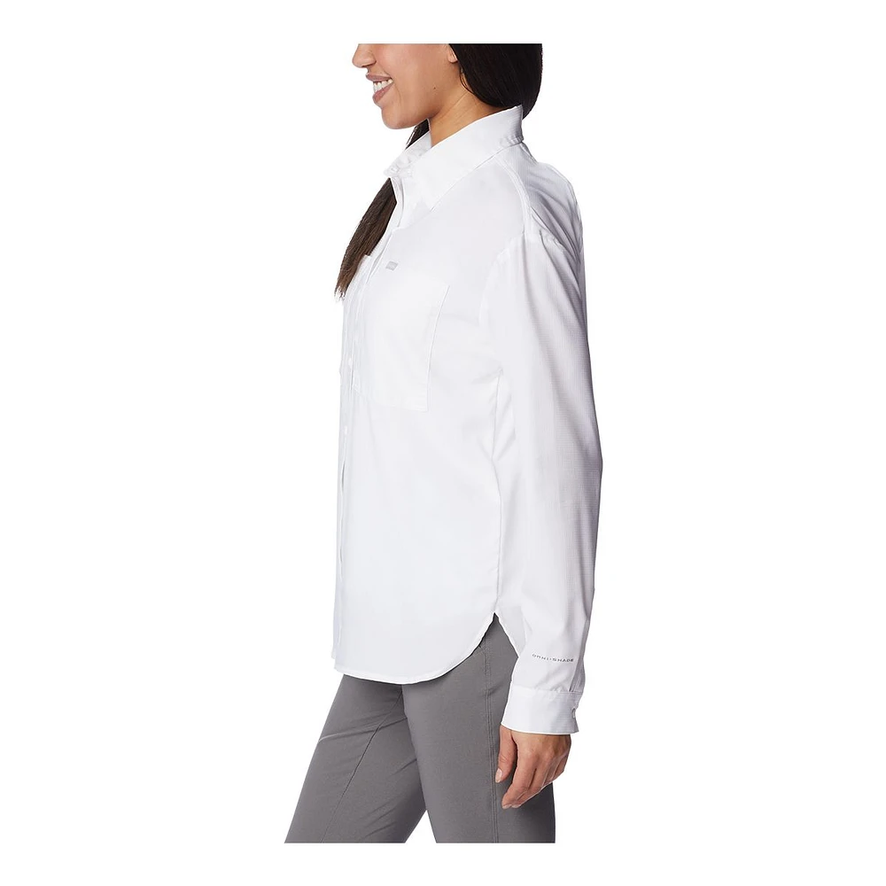 Columbia Women's Silver Ridge Omni-Shade Long Sleeve Shirt - Plus