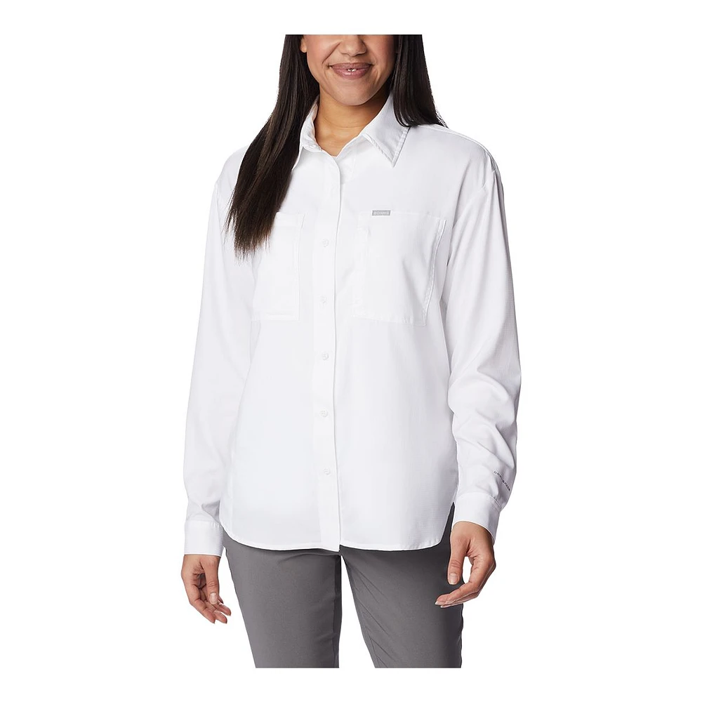 Columbia Women's Silver Ridge Omni-Shade Long Sleeve Shirt - Plus