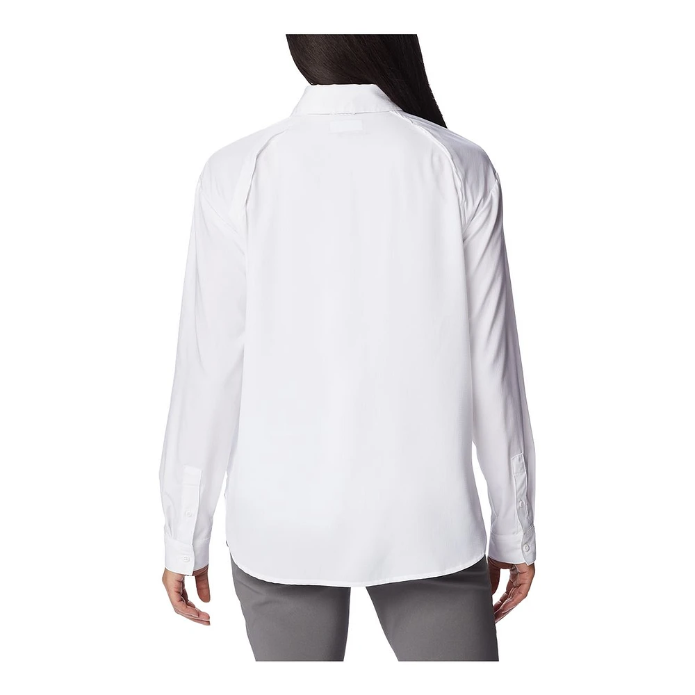 Columbia Women's Silver Ridge Omni-Shade Long Sleeve Shirt - Plus