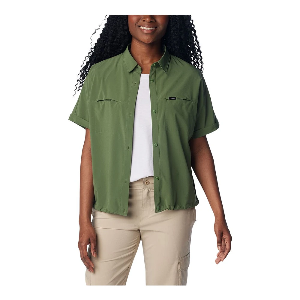 Columbia Women's Boundless Trek Omni-Shade™ Short Sleeve Button Down Shirt