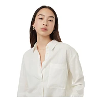 Tentree Women's Hemp Button Front Shirt