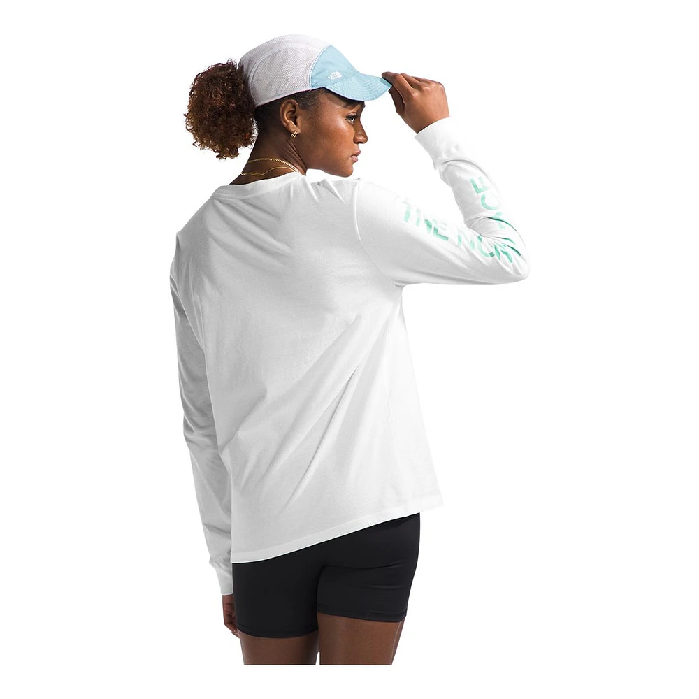 The North Face Women's Sleeve Hit Graphic Long Sleeve T Shirt