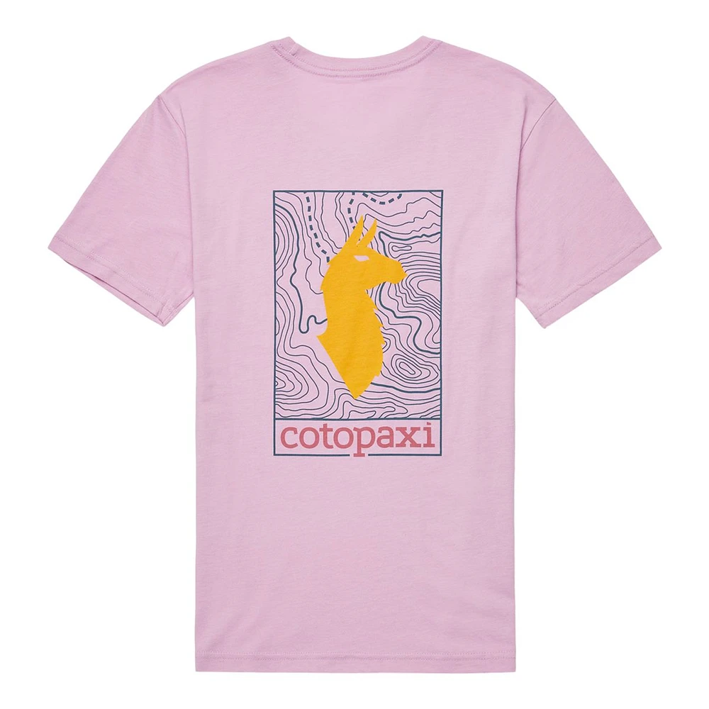 Cotopaxi Women's Llama Map Organic T Shirt