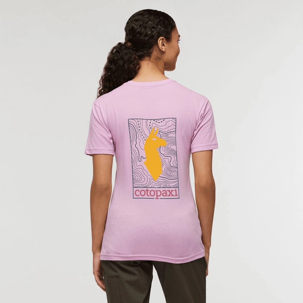 Cotopaxi Women's Llama Map Organic T Shirt