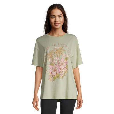 Roxy Women's Hibiscus Paradise XBFC T Shirt