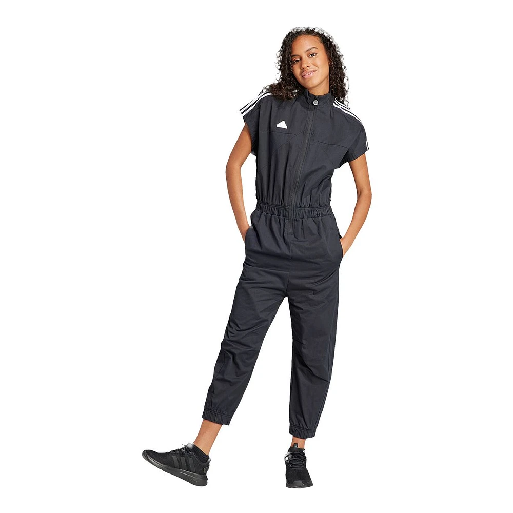 adidas Women's Tiro Woven Loose Jumpsuit