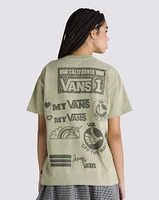 Vans Women's Mixed Messages Oversized ELM T Shirt