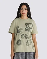 Vans Women's Mixed Messages Oversized ELM T Shirt