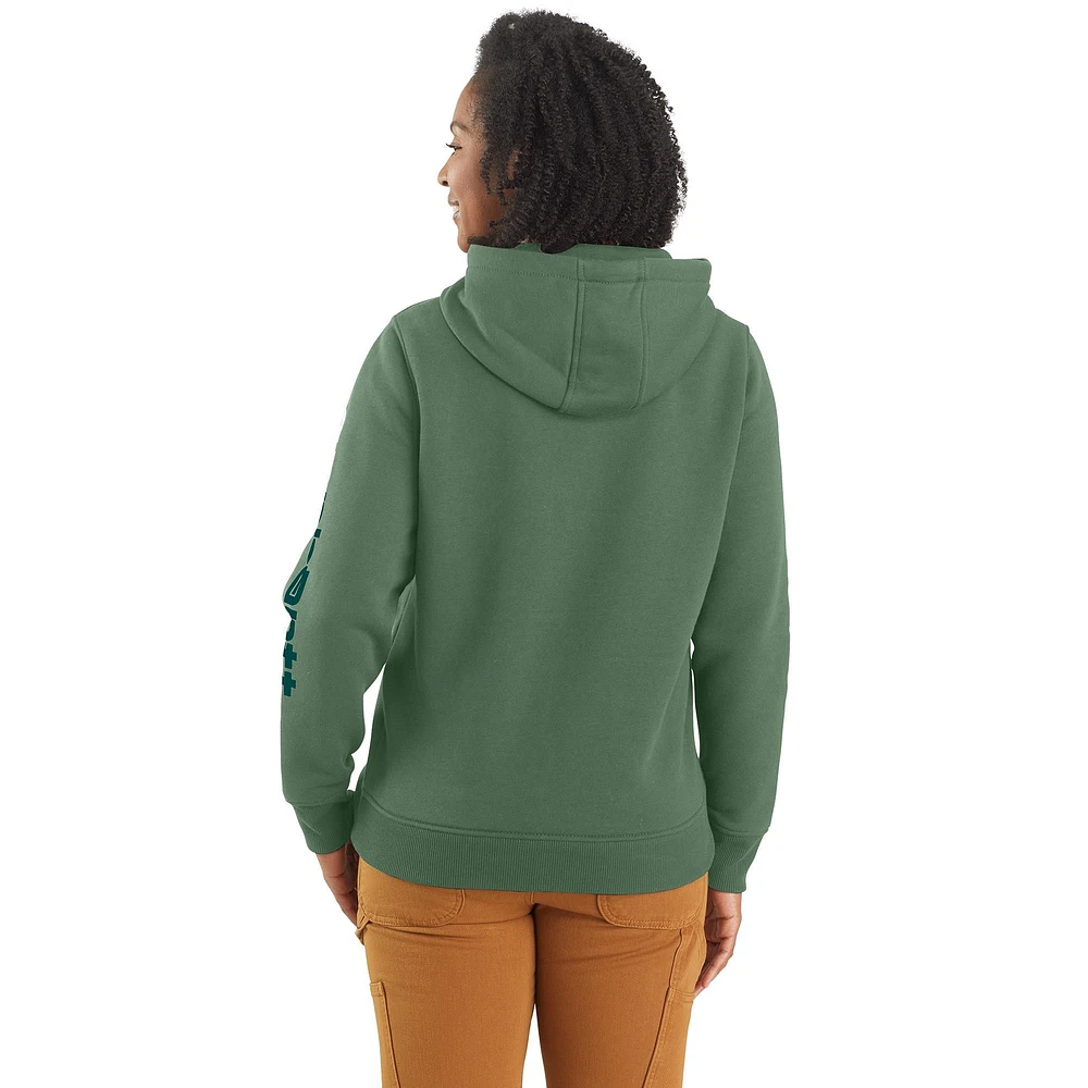 Carhartt Women's Logo Sleeve Graphic Hoodie