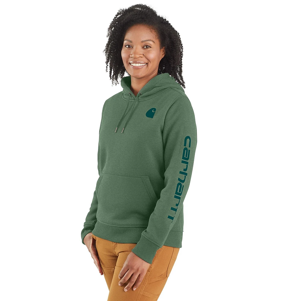 Carhartt Women's Logo Sleeve Graphic Hoodie