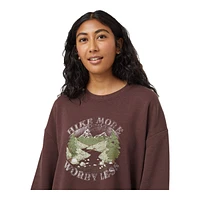 Tentree Women's Hike More Oversize Crew Sweatshirt