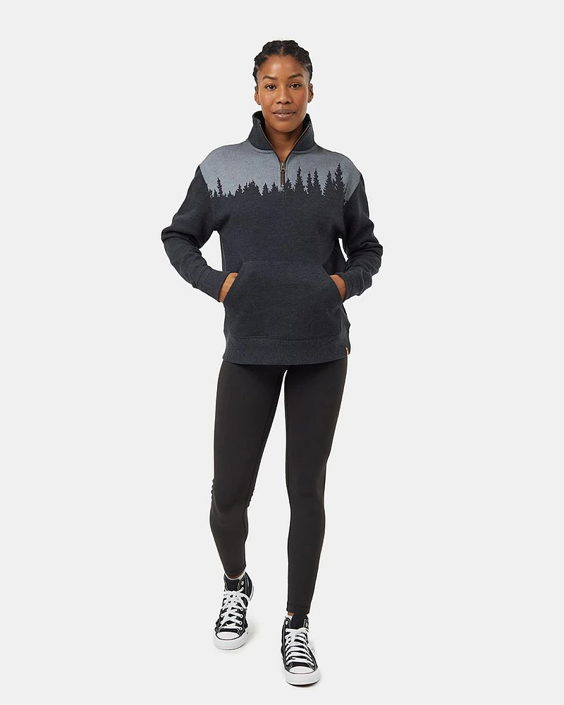 Tentree Women's Juniper 1/4 Zip Long Sleeve Top