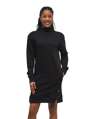 Tentree Women's TreeFleece Mockneck Sweatshirt Dress